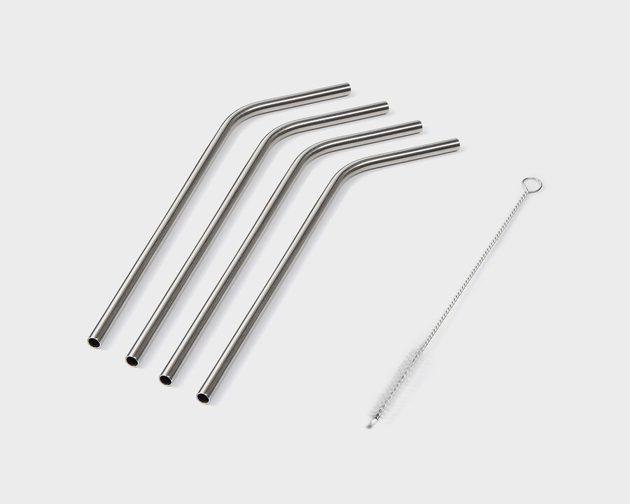 nutribullet 4-pack roestvrijstalen rietjes